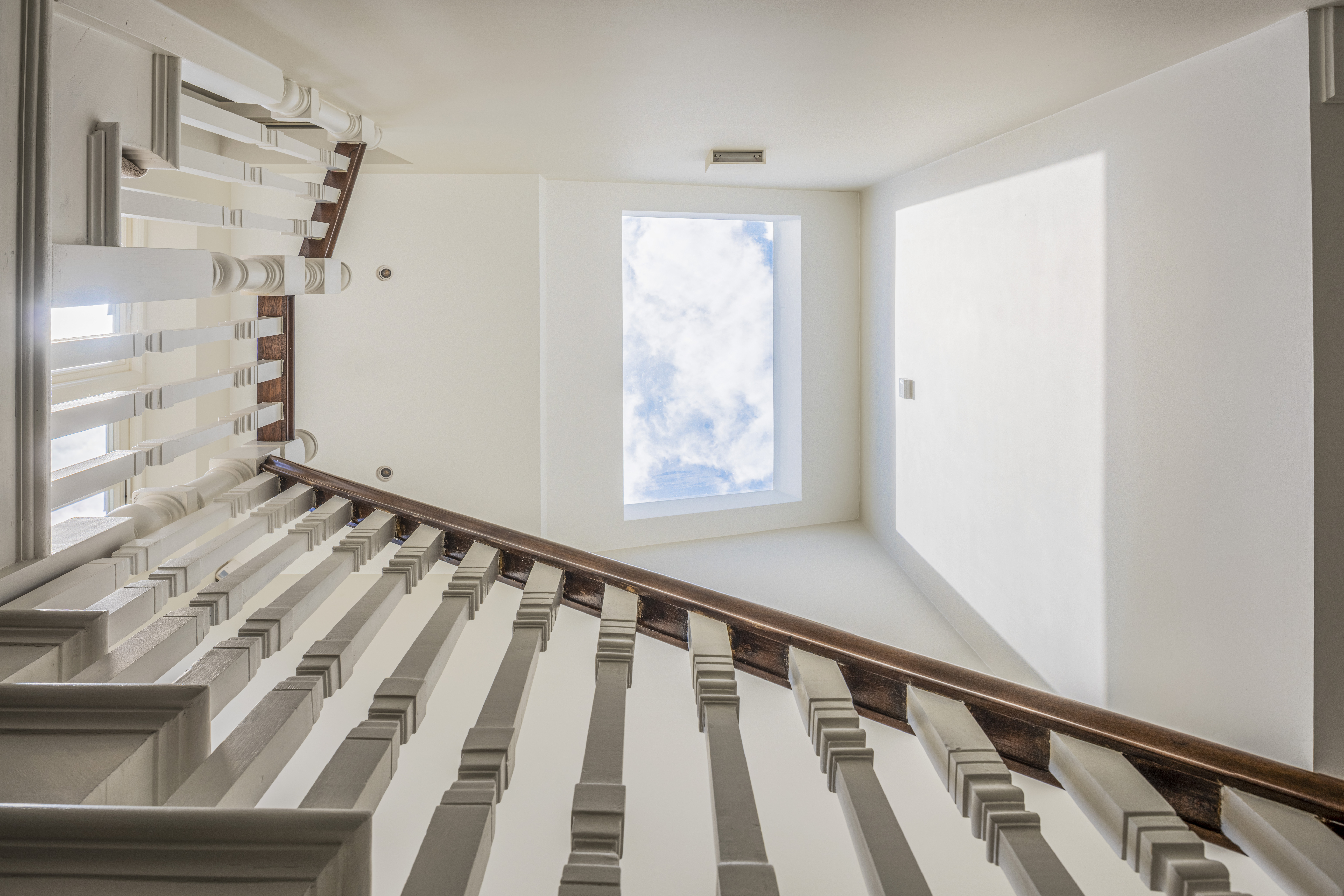 Staircase rooflight at Muswell Haven loft level
